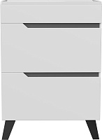 Mixline Тумба под раковину Орион 60 2 ящика белая/графит