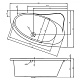 Riho Акриловая ванна Lyra 140 L – картинка-6