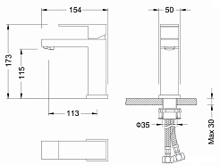 Timo Смеситель для раковины Selene 2061/00F chrome – фотография-3