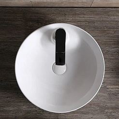 Ceruttispa Раковина накладная 44 CR0090 белая – фотография-5