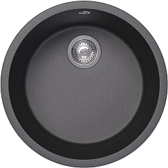 Florentina Мойка кухонная Вега Зеро 440 черная – фотография-1