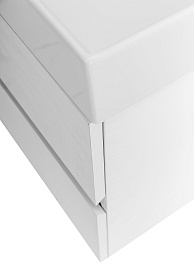 BelBagno Тумба с раковиной Molveno-46 80 подвесная bianco ghiaccio – фотография-6