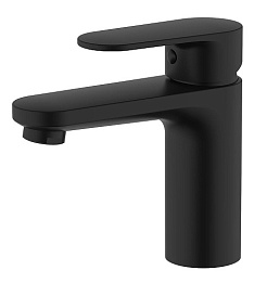 Aquatek Смеситель для раковины Ника AQ1810MB черный матовый – фотография-1