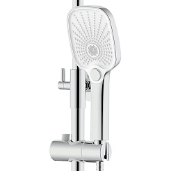 Azario Душевая стойка Lursy AZ-K2349 хром – фотография-2