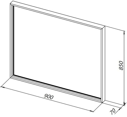 Allen Brau Зеркало Liberty 90 1.330015.60 медь браш – фотография-4