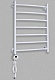 Domoterm Полотенцесушитель Калипсо П7 500x700 E L белый – фотография-6