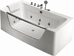 WeltWasser Акриловая ванна WW HB Bullen 150x85 WT с гидромассажем – фотография-1