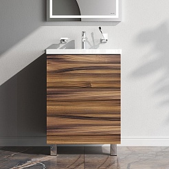 Am.Pm Тумба под раковину Gem 60 орех – фотография-2