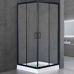 Royal Bath Душевой уголок RB 80HP-T-BL 80х80х200 – фотография-1