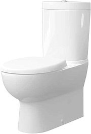 Керамин Унитаз-компакт Женева Нова с сиденьем дюропласт с микролифтом – фотография-4