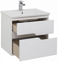 Aquanet Тумба с раковиной Модена 65 белый – фотография-5