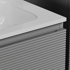 Sancos Тумба с раковиной Folk 60 ergraut soft раковина Grace 60 CN7011 – фотография-5