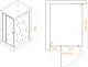 RGW Душевой уголок Passage PA-078B (PA-008B + Z-050-2B) 90x120 профиль черный стекло прозрачное – картинка-6