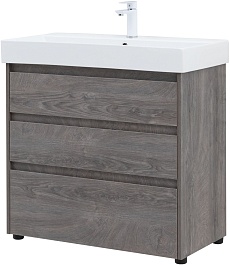 Aquanet Мебель для ванной Nova Lite 85 дуб рошелье – фотография-5