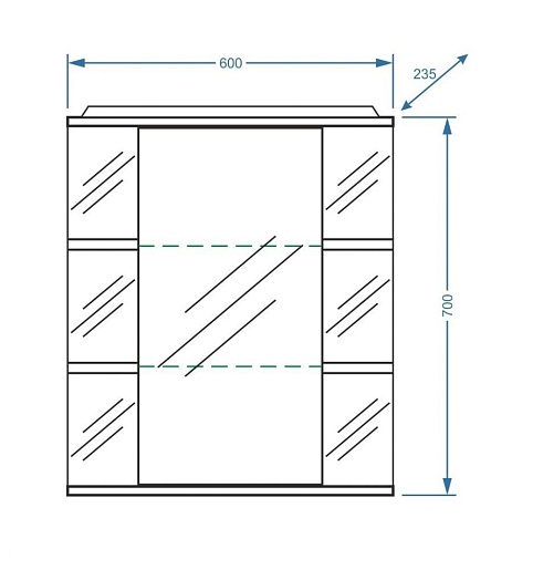 Stella Polare Мебель для ванной Концепт 60 – фотография-14
