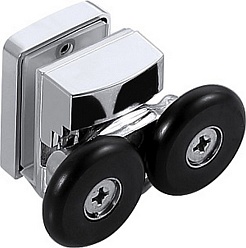 Aquatek Душевой уголок Ария 80x80 AQ ARI RO 08020CH профиль хром стекло прозрачное – фотография-11