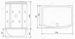 Timo Душевой бокс T-7770 – фотография-4