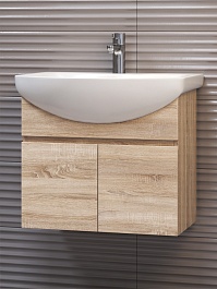 Vigo Тумба под раковину Wing 600-2-0 подвесная дуб сонома – фотография-2
