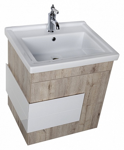 Aquanet Тумба с раковиной "Мадейра 60" дуб кантри – фотография-4