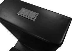 Azario Унитаз-компакт Black King AZ-8303D безободковый с бачком с сиденьем микролифт черный матовый – фотография-13
