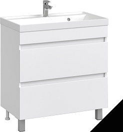 Водолей Мебель для ванной Best 70 черная – фотография-2