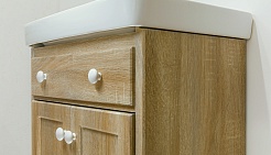 Velvex Мебель для ванной Alba 60 дуб сонома – фотография-6