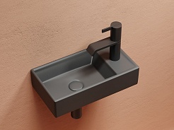 Ceramicanova Раковина Element 40/21 CN6051LMDH тёмный антрацит матовый – фотография-5