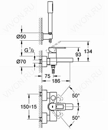 Grohe Смеситель "Quadra 32639000" – фотография-3