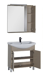 Aquanet Комплект Мебели "Донна 80" светлый дуб (168933) – фотография-3