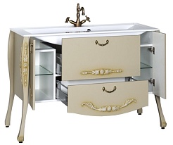 Aquanet Комплект Мебели "Виктория 120" олива – фотография-9