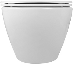 Azario Унитаз подвесной Gloria AZ-2003 безободковый белый – фотография-4