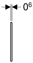 Geberit Рамка смывной клавиши Sigma 60 115.641.21.1 хром глянец – фотография-3