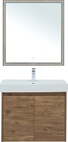 Aquanet Мебель для ванной Nova Lite 75 2 дверцы подвесная дуб рустикальный