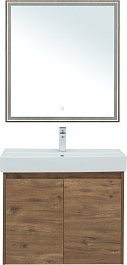 Aquanet Мебель для ванной Nova Lite 75 2 дверцы подвесная дуб рустикальный – фотография-1