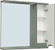 Runo Зеркальный шкаф Афина 80 R цемент – фотография-6