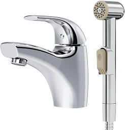 Am.Pm Смеситель для раковины Pride F7P03032 с гигиеническим душем – фотография-1