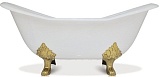 Фэма Чугунная ванна "Julietta", ножки золото, покрытие хром, золото или бронза