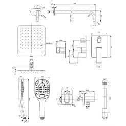 Omnires Душевая система SYSPM10CR (хром) – фотография-2