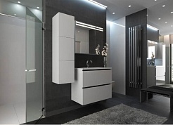 De Aqua Мебель для ванной Ариетта 90, зеркало-шкаф Эколь – фотография-9