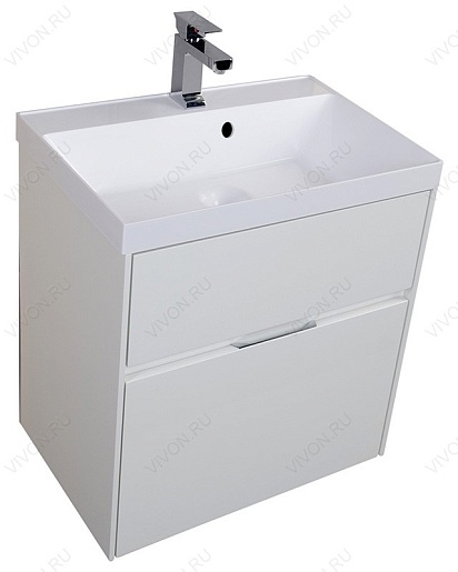 Aquanet Тумба с раковиной "Латина 60" 2 ящика (179934) – фотография-4
