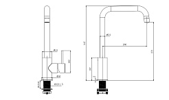 Aquatek Смеситель для кухни AQ1080CR хром – фотография-4