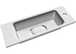 Madera Мебельная раковина Modul 60 глянцевый белый – фотография-1