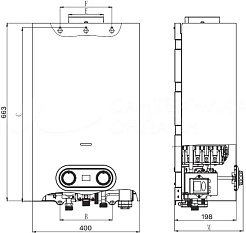 Electrolux Газовый проточный водонагреватель NanoPlus 2.0 GWH 14 – фотография-4