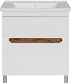 ASB-Mebel Мебель для ванной Вита 80 белая – фотография-6