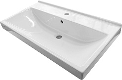 Mixline Тумба с раковиной Риф 80 2 створки белая – фотография-5