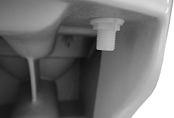 Azario Унитаз-моноблок Luna AZ-1037 безободковый с бачком с сиденьем микролифт белый – фотография-16