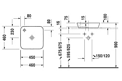 Duravit Раковина Cape Cod 2340460000 – фотография-5