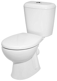 Керамин Унитаз-компакт Гранд с жестким сиденьем – фотография-1