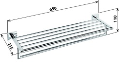 Bemeta Полка для полотенец Beta 132205072 – фотография-2