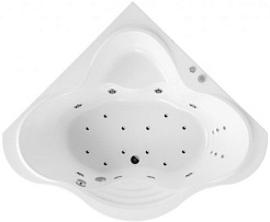 Aquanet Акриловая ванна Margarita 150x150 (г/м, а/м, сп/м, с/п) – фотография-1